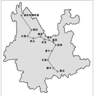 红河州蒙自地图图片