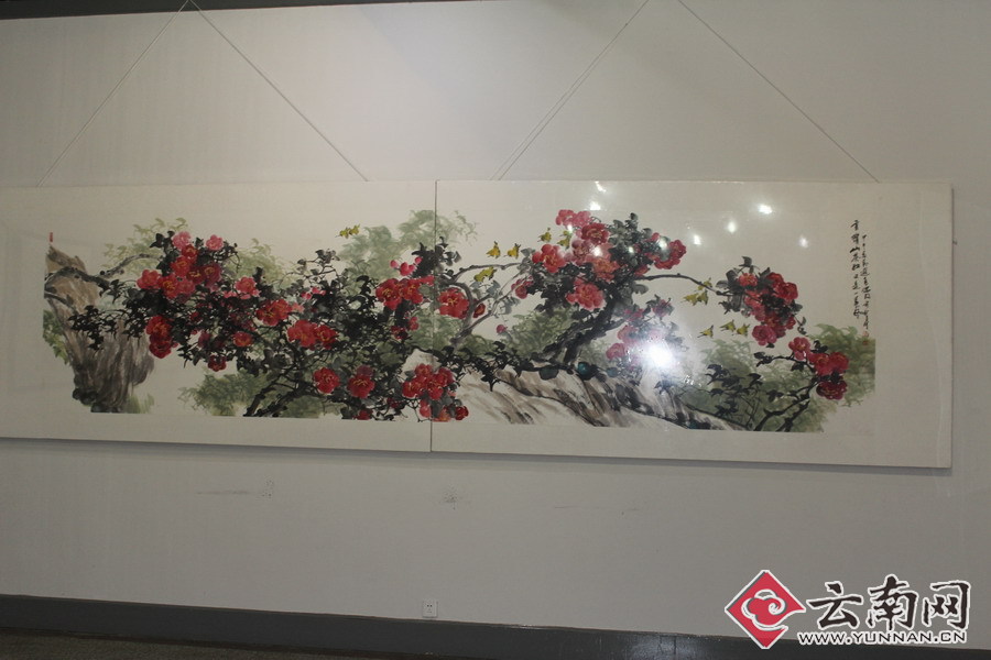 墨风艺旅武新文国画艺术展今日开展