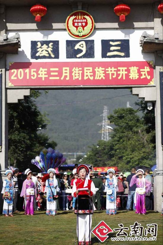 "以节会友 以节活商" 2015大理三月街民族节开幕