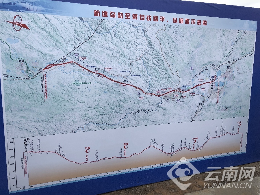 弥蒙铁路建设开工 建成后昆明2小时可抵蒙自