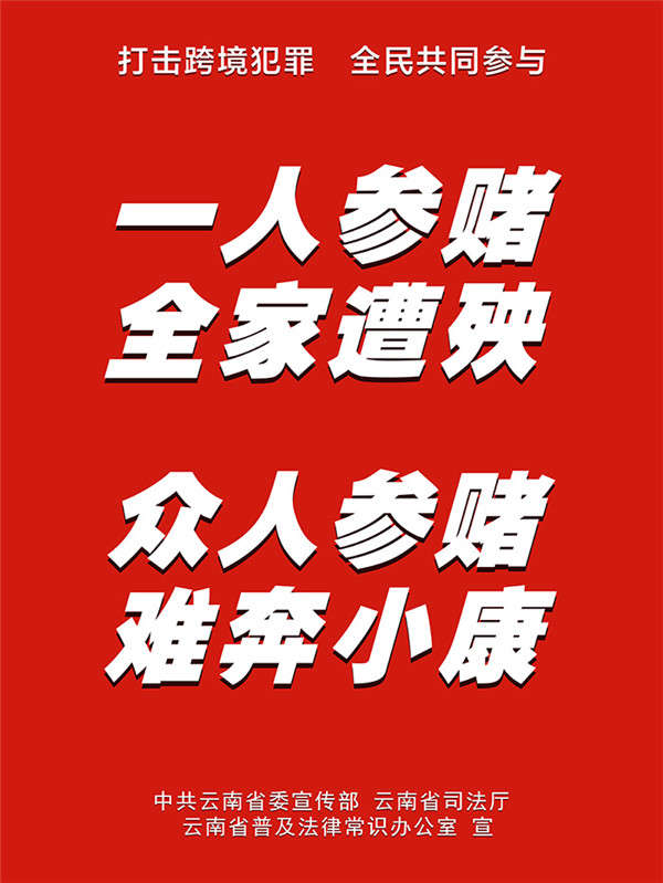 海报丨打击跨境犯罪全民共同参与