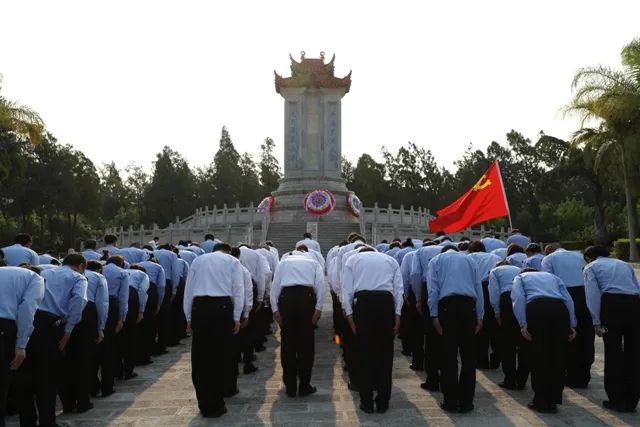 第一站 蒙自烈士陵园传承热血家国忠义之志奋斗百年路,启航新征程.