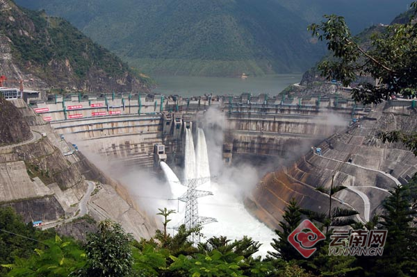 该公司承建的小湾水电站. 供图