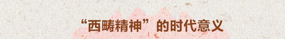 “西畴精神”的时代意义