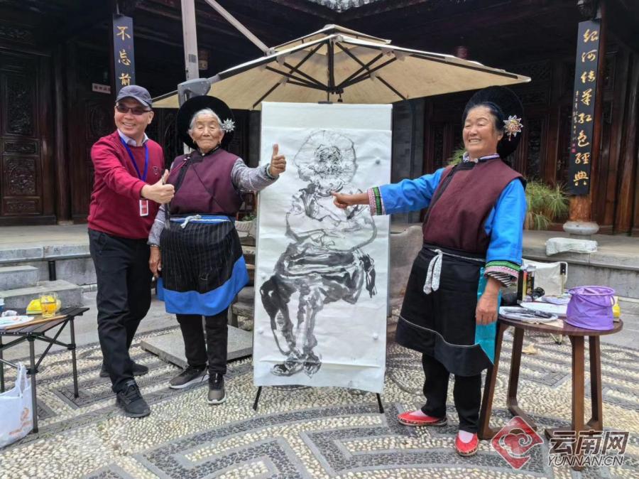 全国知名美术家沿着徐霞客足迹走进大理鹤庆采风写生