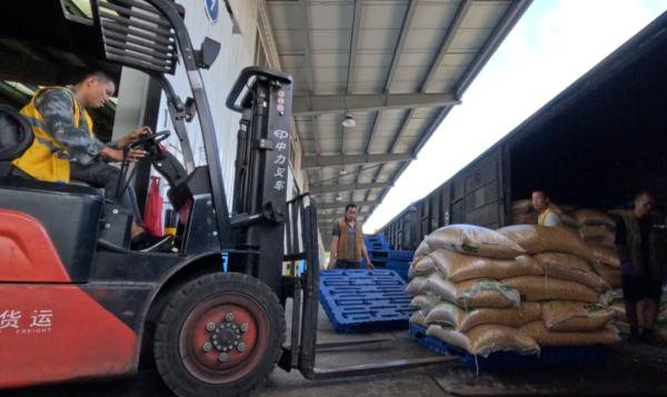 中老铁路宁洱火车站货运吞吐量突破300万吨